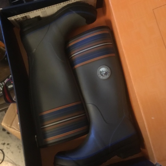 New Pendleton Olympic National Park tall rubber rain boots 7 NIB $150 - Picture 2 of 11
